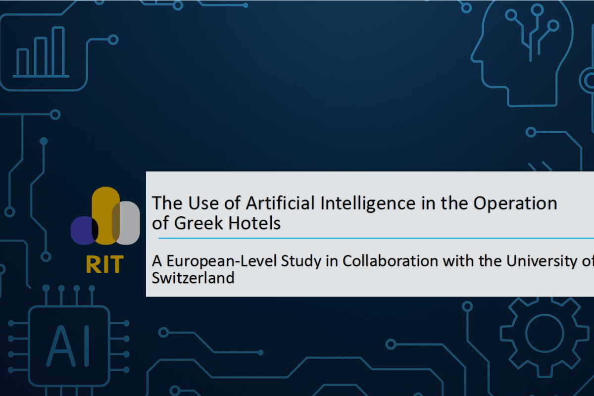 The use of Artificial Intelligence in the Operation of Greek Hotels